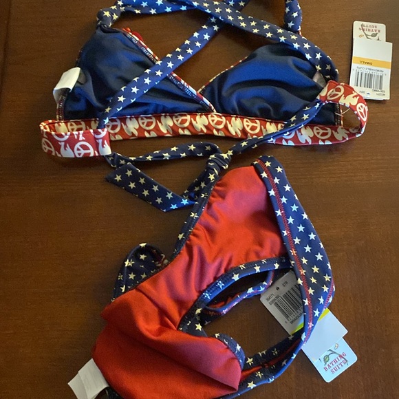 Lucky brand y2k Deadstock swimsuit size small/medium see description - Picture 12 of 12